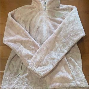 North Face Fuzzy Zip Up